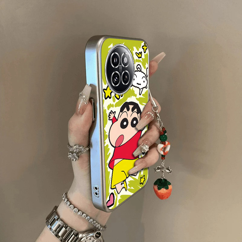 适用小米civi4pro手机壳新款CIVI3软红米10Xpro5G全包防摔Redmi9A10a电镀硅胶套cviv1s跳跃小新2男女高