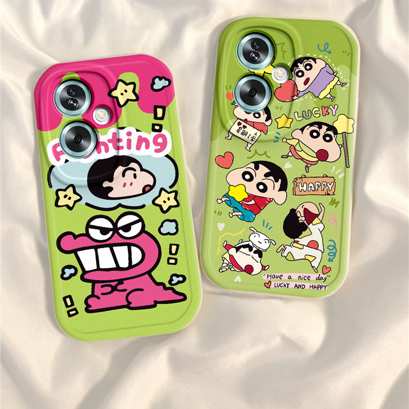 适用于OPPOA2手机壳恐龙小新a2m/a2x防摔新款卡通A2Pro网红女款高颜值A2 5G保护套全包边oppoa硅胶软外壳可爱