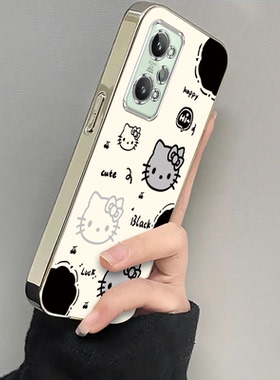 适用realme真我GT2Pro手机壳RMX3300猫爪kt猫保护OPPO套RealmeGT新款OPPOGT硅胶全包Pr0防摔GTPro男女