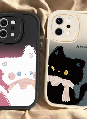 适用OPPOReno14手机壳Reno14Pro保护套新款硅胶OPPORen镜头全包防摔外壳0PP0Ren014Pr0男女甜心猫咪
