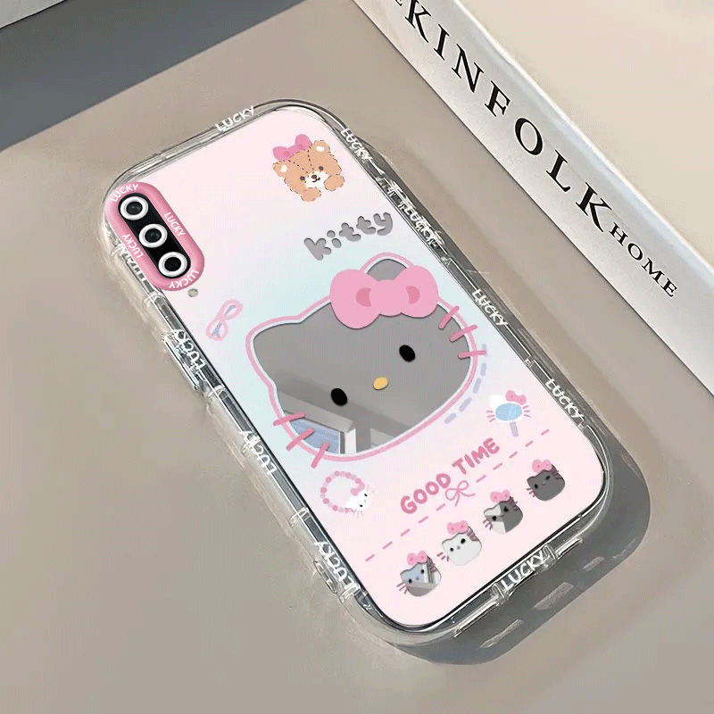 适用华为荣耀play3手机壳honorplay3新款硅胶honor套paly全包ask一aloox防摔AL00X可爱KT猫asl潮askaloox网红