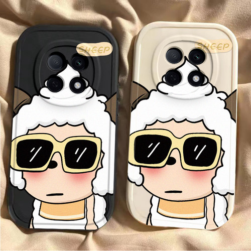 适用OPPOA5Pro手机壳OPPO A5Pr0保护套OPA新款5G外壳OPPA硅胶0PP0镜头全包防摔Por高级感05G男女墨镜懒洋洋