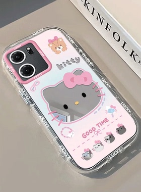 适用oppoK10手机壳k10新款oppo硅胶5G套opp0pp0ppok女可爱KT猫oppk全包oopok防摔opk105PGJM10软opook潮