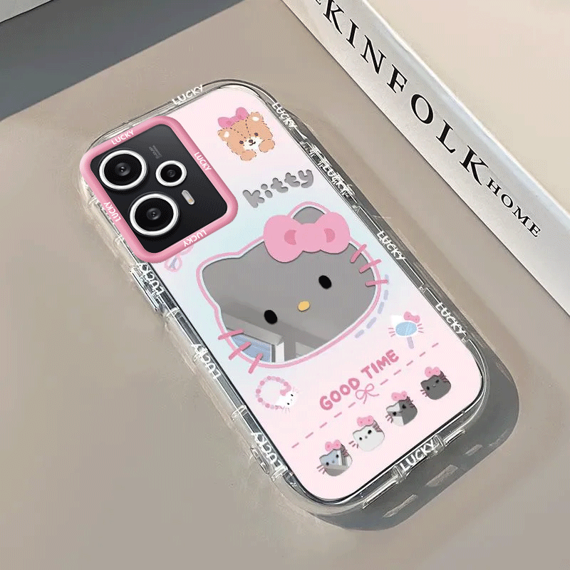 适用红米Note12Turbo手机壳redminote小米Redmi保护套not外壳noto可爱KT猫nont硅胶trubo全包notet防摔n0te女