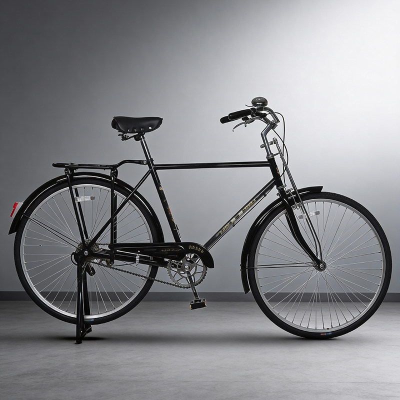 凤凰牌通勤自行车女轻便老式复古单车普通28寸26寸二八大杠