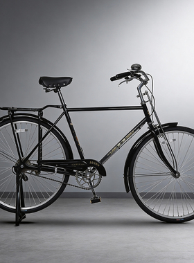 凤凰牌通勤自行车女轻便老式复古单车普通28寸26寸二八大杠