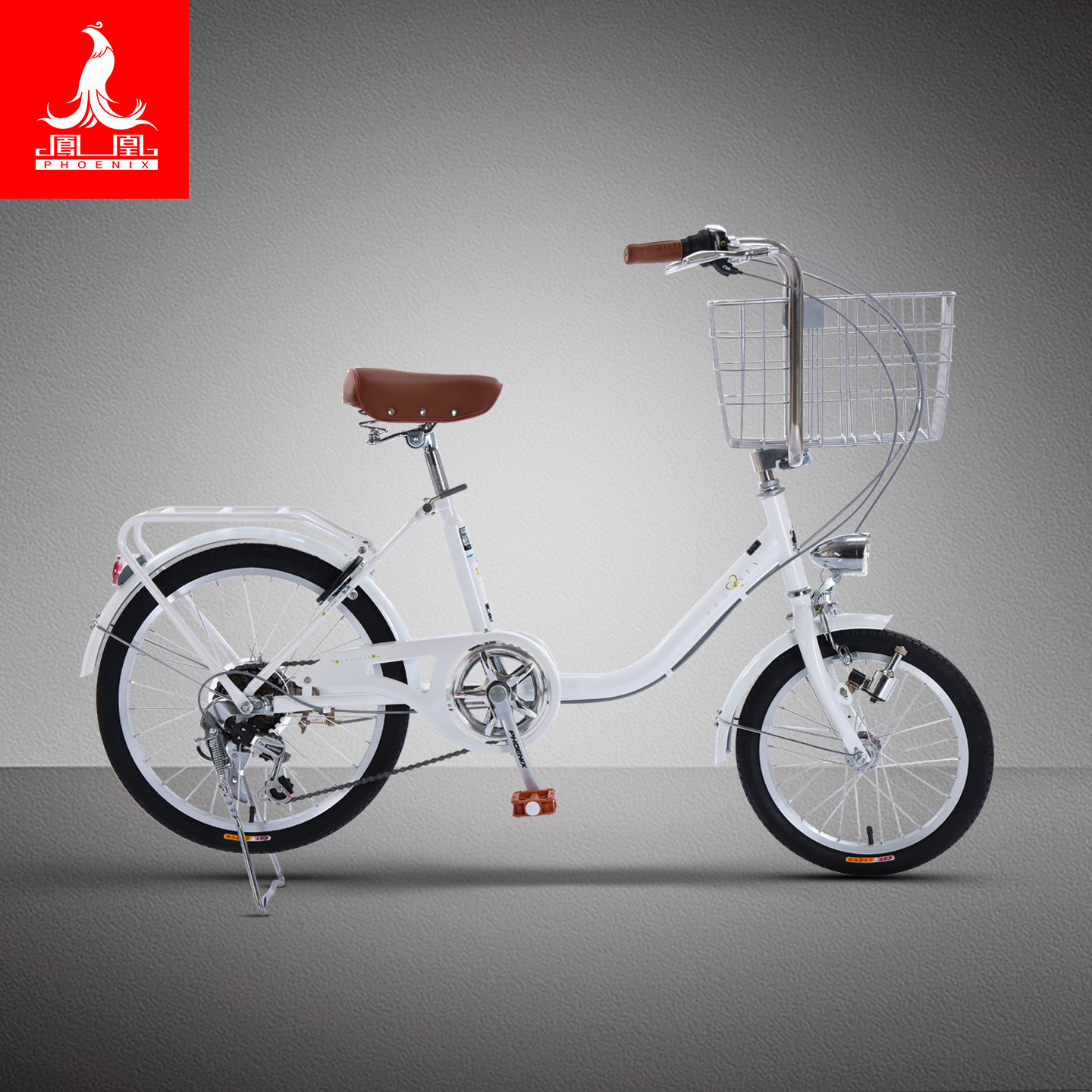 凤凰自行车宠物车女款男女式成人通勤代步网红女生禧玛诺变速单车