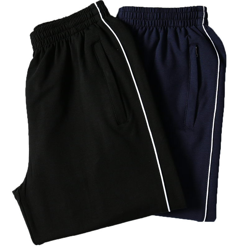 校服裤子一条杠藏蓝色校服裤子