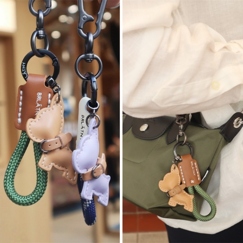 头层牛皮！俏皮法斗小狗挂件 质感钥匙扣  编织绳2件套 防丢挂绳,服饰配件/皮带/帽子/围巾,包挂件,淘宝优惠券,粉丝福利购,淘宝优惠卷