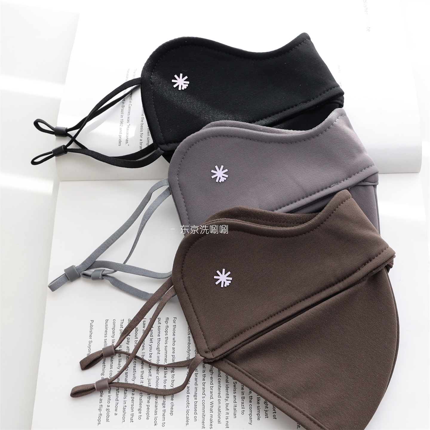 冬日小温暖~细腻磨绒！3D立体舒适口罩 Bi备款，面部保暖防风口罩