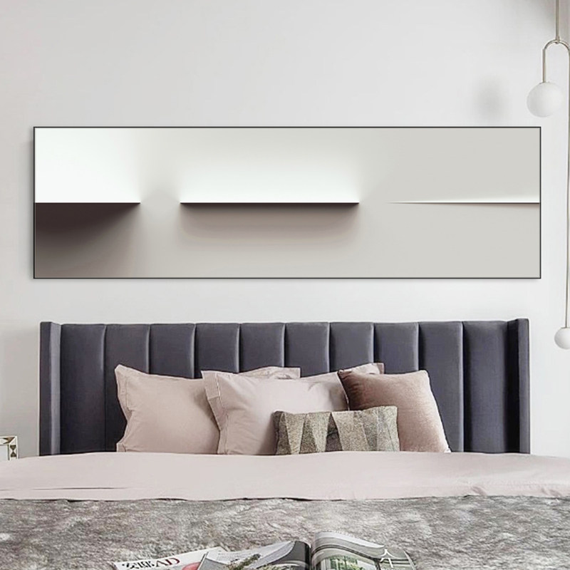 寂禅 侘寂风极简约奶油 卧室客厅书房床头装饰挂画卢齐欧·封塔纳