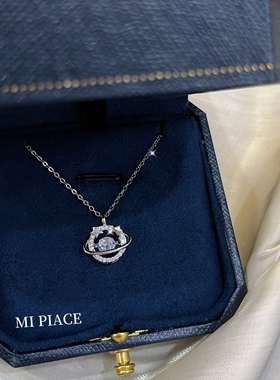 灵动星河纯银项链女生日礼物