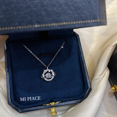 灵动星河纯银项链女生日礼物