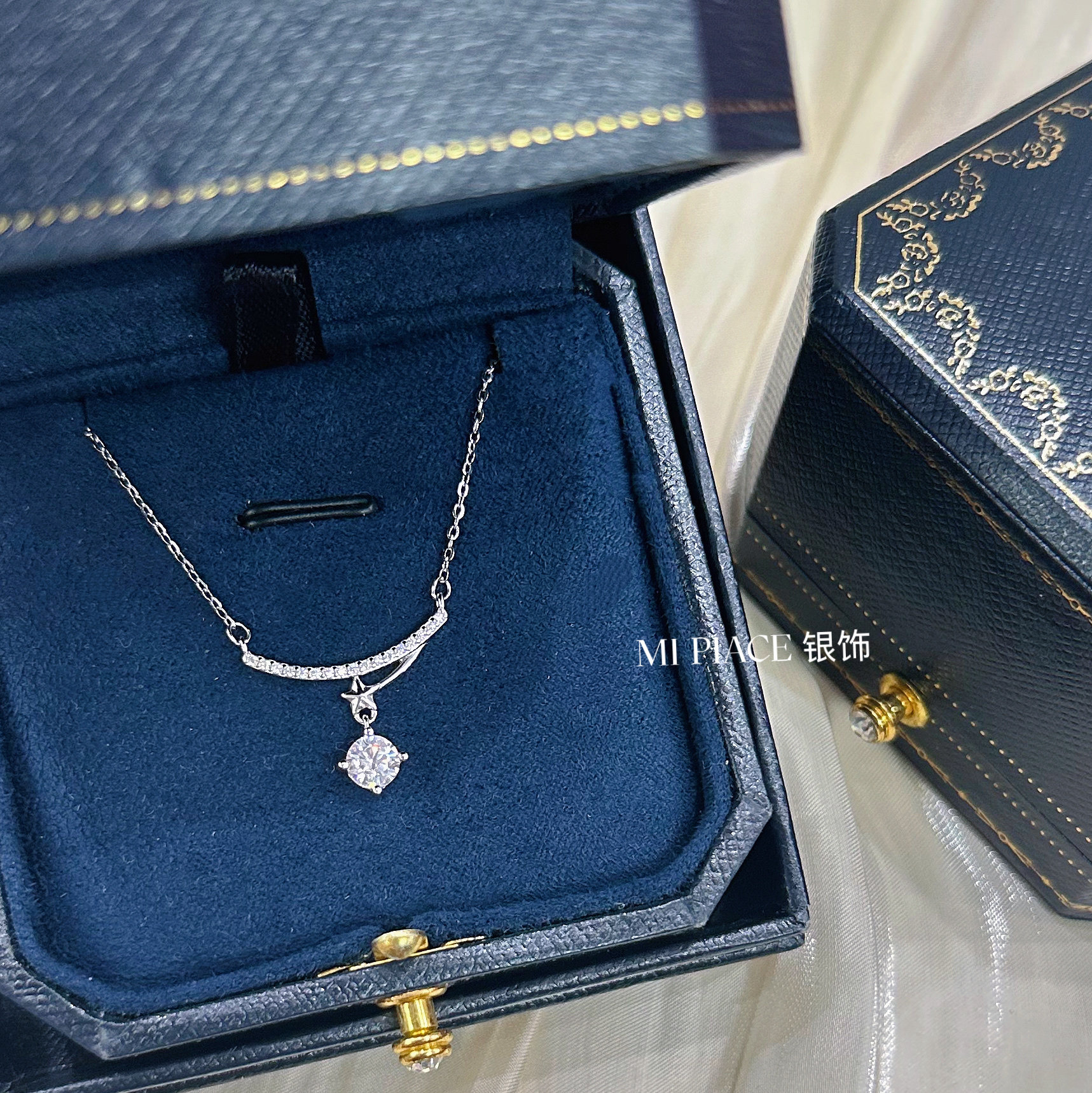 s999纯银许愿星项链女轻奢小众高级感锁骨链送女生闺蜜生日礼物