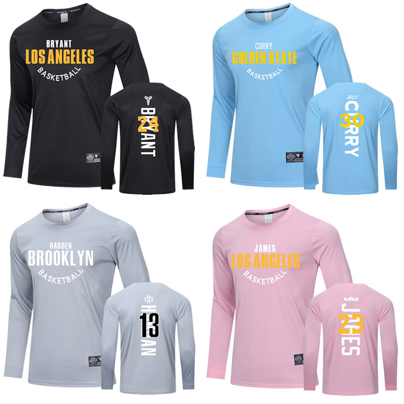 东契奇篮球速干长袖训练美式卫衣运动T恤投篮服宽松透气健身跑步