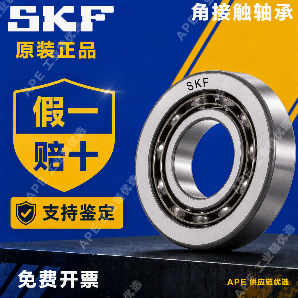 进口SKF角接触轴承7306 7307 7308 7309 7310 BEP BE-2RZP APE