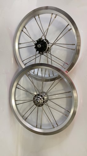 14寸前74后85开档加厚车圈加粗辐条前2后4培林9 T轮组