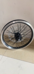 适合大行风行412升级的14寸85开档加厚铝合金碟刹4培林9T后轮组