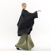 广寒仙 2024年春夏季 新品 川故纵 防晒披肩复古国风长款 外套女