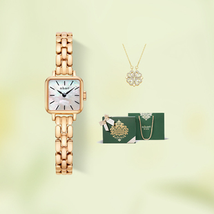 瑞士abart小表盘方糖腕表女复古方表女表送女友新年生日礼物