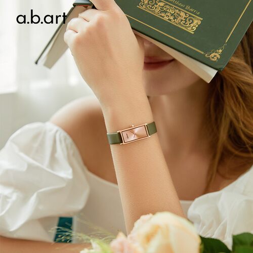 瑞士abart复古方糖小绿表礼物