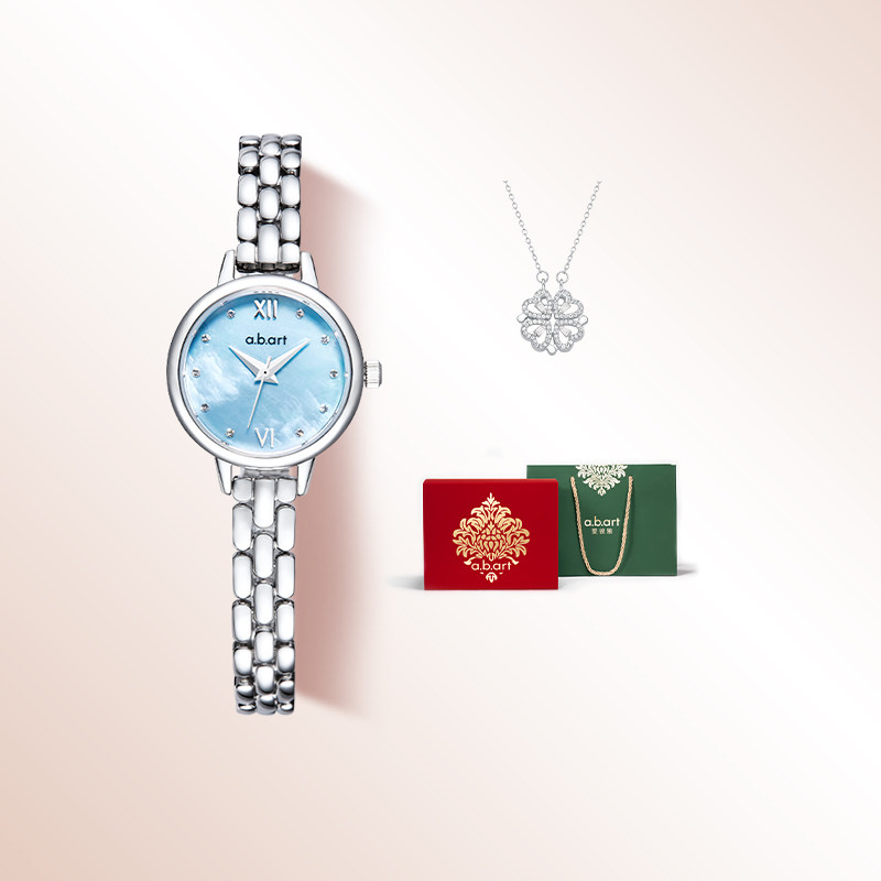 瑞士abart女士手表轻奢石英表冰蓝小表盘女表送女友圣诞新年礼物,手表,欧美腕表,淘宝优惠券,粉丝福利购,淘宝优惠卷