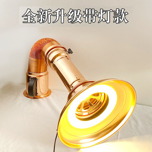 韩国烤肉伸缩吸烟管带灯烧烤排烟罩风机通风管道灯罩排风管抽风管