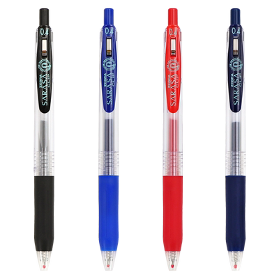 斑马jjs15按动中性笔0.4mm