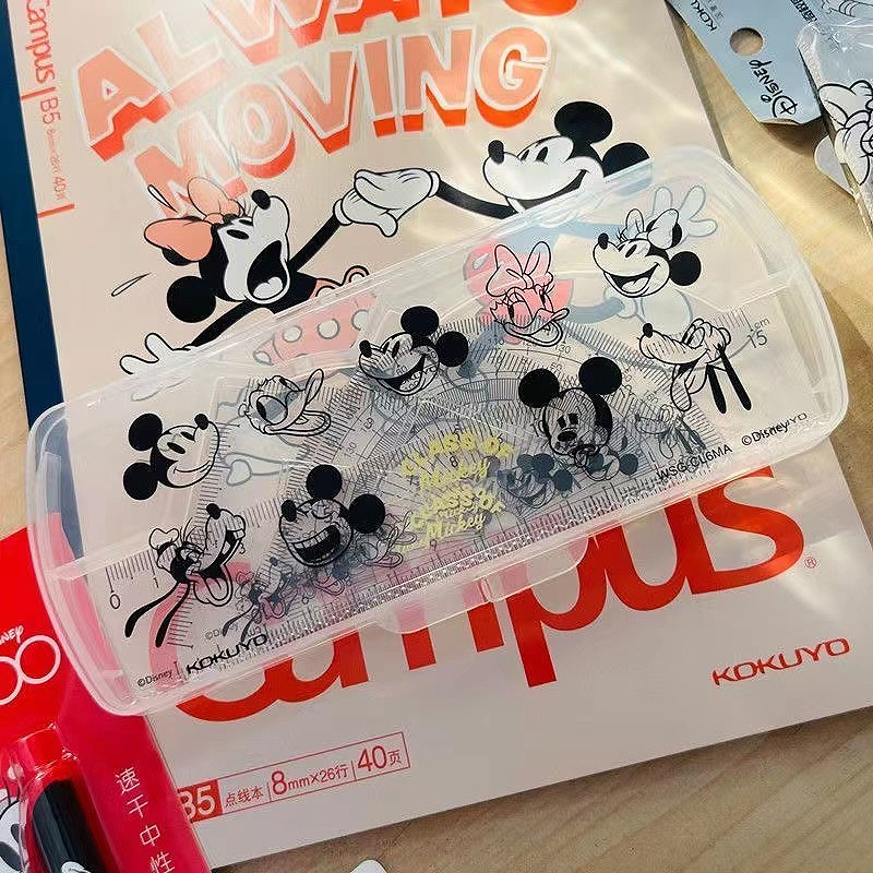 新品kokuyo国誉迪士尼限定米奇校园生活系列套尺子直尺15cm三角板半圆尺迪士尼米奇四件套尺,文具电教/文化用品/商务用品,各类尺/三角板/量角器,淘宝优惠券,粉丝福利购,淘宝优惠卷