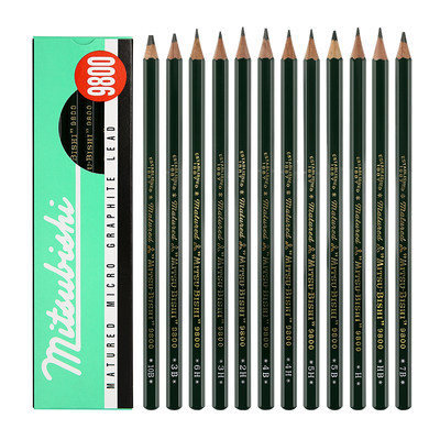 三菱铅笔uni三菱98002专业美术4b