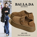 爆款厚底增高勃肯鞋女款2025春秋季新款百搭女鞋秋款休闲秋冬鞋子