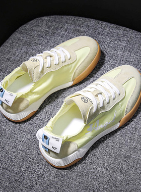 透气软底芭蕾德训鞋阿甘鞋女款2026夏季新款百搭休闲薄款小白女鞋