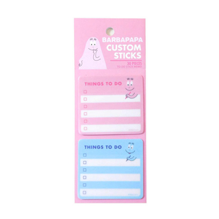 现货采购日本greetinglife巴巴爸爸barbapapa半透明todo便利贴
