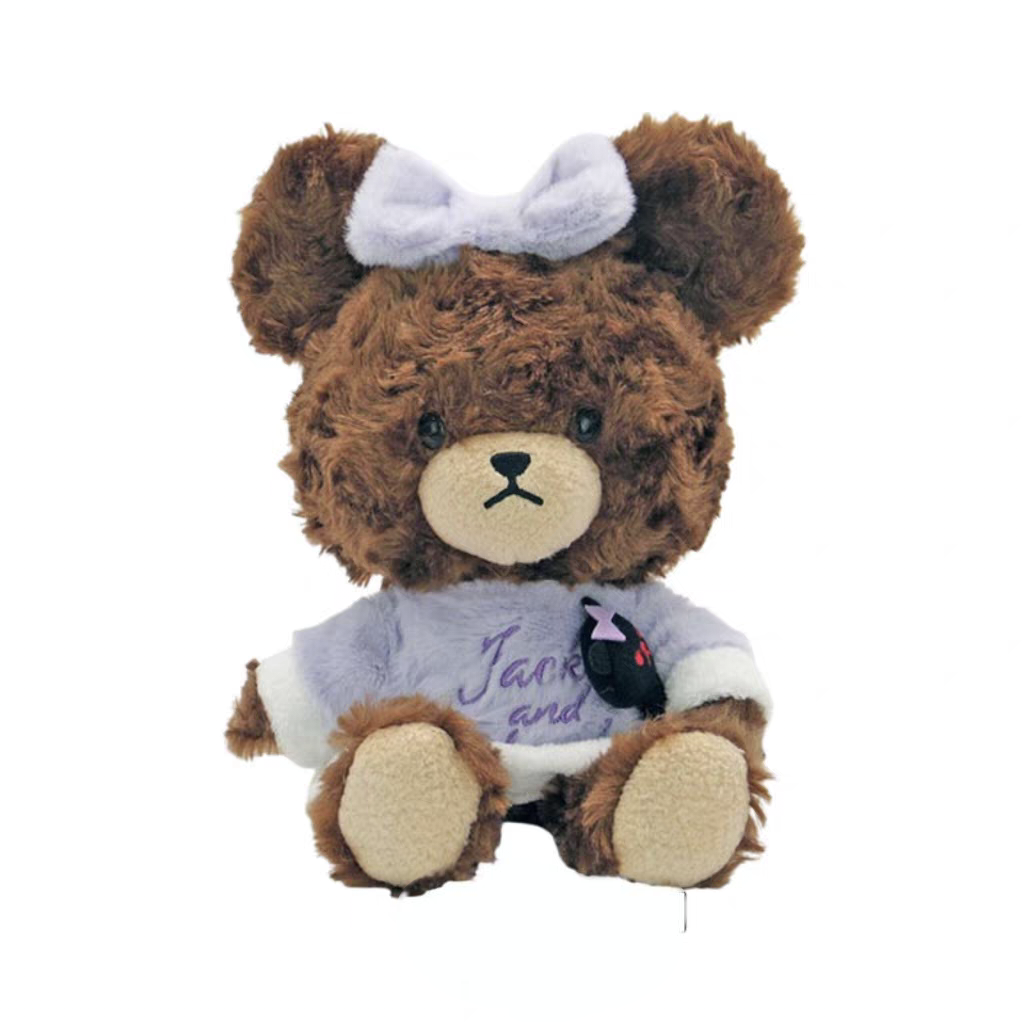 国内现货 日本采购 上学熊读书熊毛绒紫色公仔,模玩/动漫/周边/娃圈三坑/桌游,动漫毛绒/抱枕/坐垫,淘宝优惠券,粉丝福利购,淘宝优惠卷