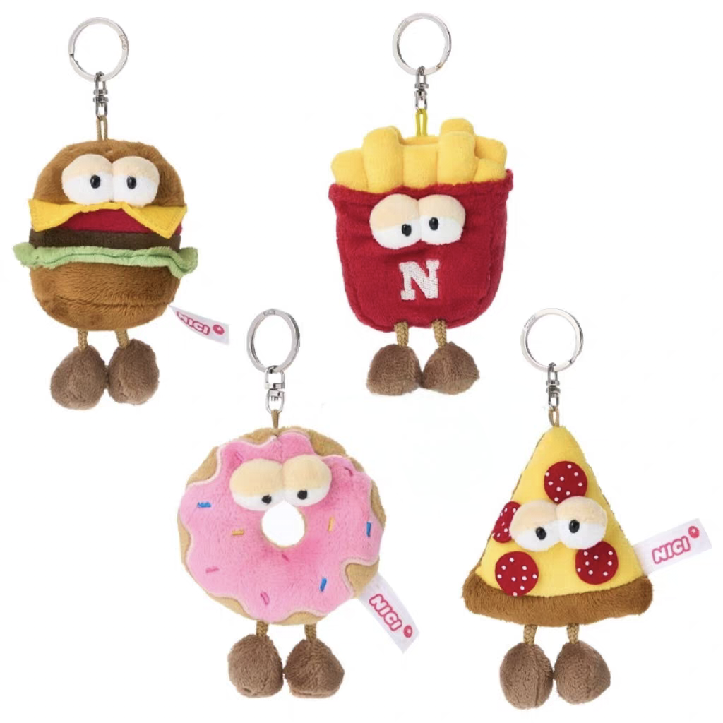 现货日本采购NICI限定钥匙扣背包挂件汉堡薯条甜甜圈圣诞节礼物,模玩/动漫/周边/娃圈三坑/桌游,动漫挂件/文具,淘宝优惠券,粉丝福利购,淘宝优惠卷