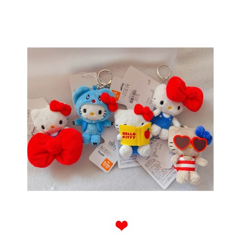 国内现货日本采购me%三丽鸥sanrio第七弹黑皮游泳圈kitty迷你挂件