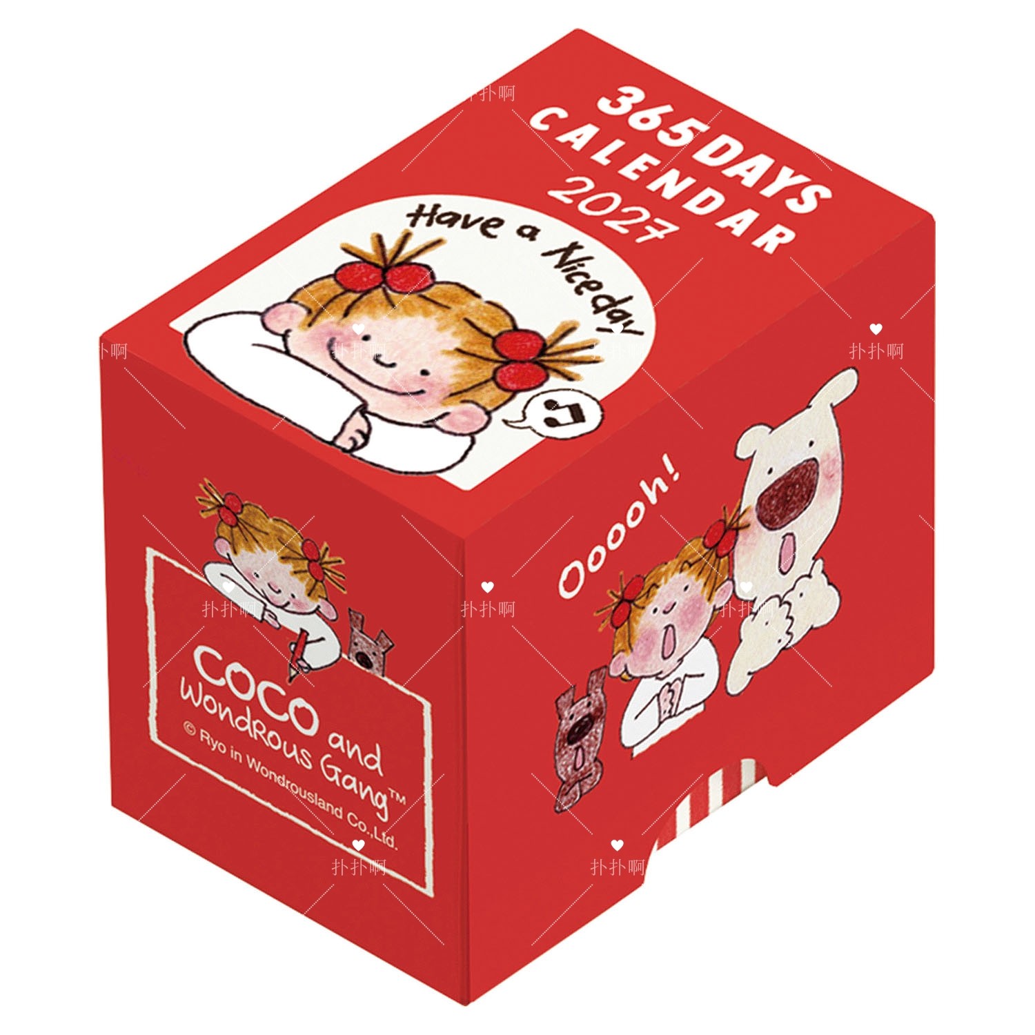 折扣预约日本9月发售coco酱2027年迷你可撕日历365天卡通图案