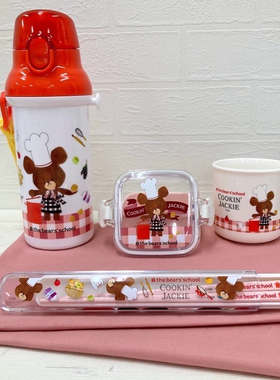 现货日本the bears‘ school上学熊 全新红色格子chef系列周边