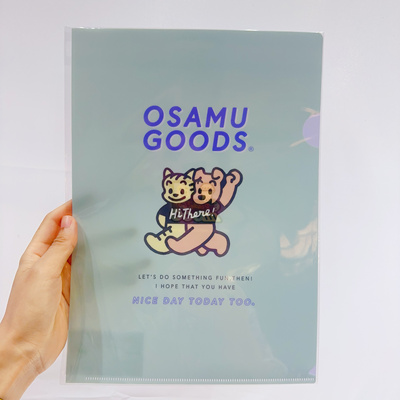 现货包邮日本采购原田治osamu goods复古插画漫画A4文件夹单层