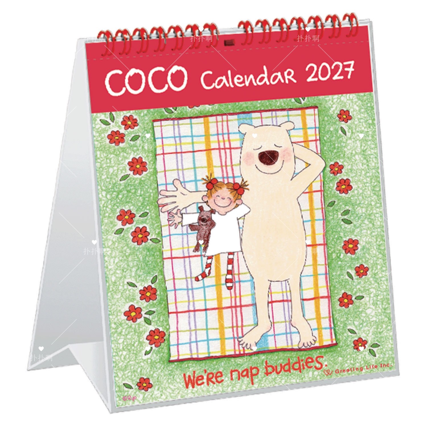 折扣预约日本9月发售coco酱2027年经典款桌面台历日历