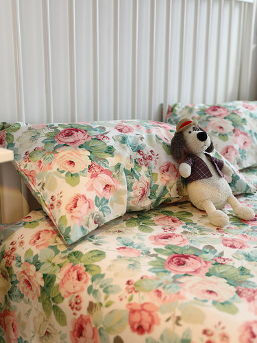 臣汐全棉纯棉枕套一对48*74cm