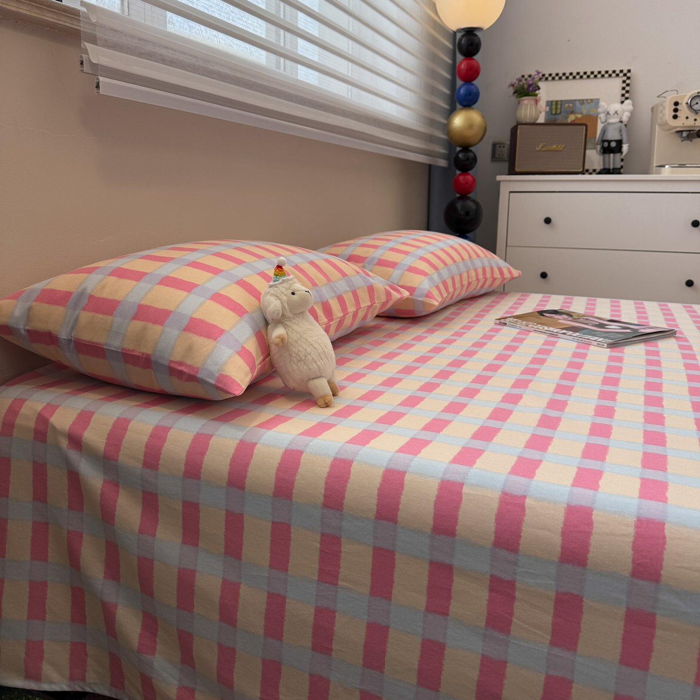 高级加厚磨毛纯棉床单2025新款四季通用单人双人裸睡三件套1.2米3