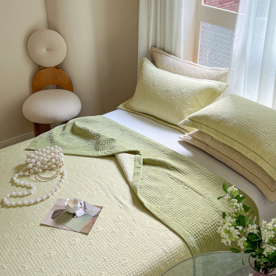 莱赛尔兰精天丝夹棉床盖棉绒新款榻榻米轻奢高级感加大床单三件套