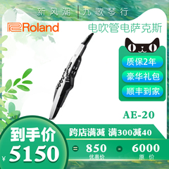 Roland罗兰AE20电吹管 AE-30电子萨克斯电音管黑管AE-30笛子乐器