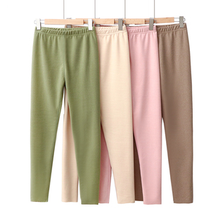 女加绒加厚打底裤 保暖裤 春秋薄绒裤 紧身线裤 秋冬 内穿大码 德绒秋裤