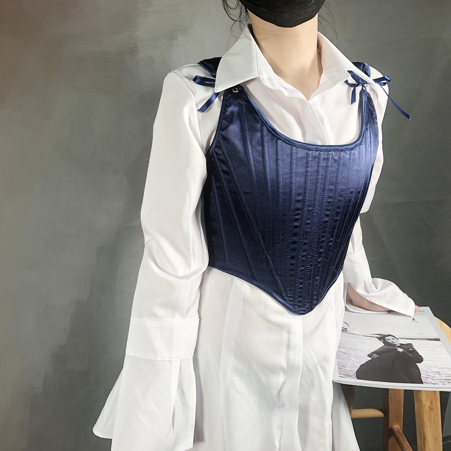 23507时尚外贸新款缎面束腰背心性感绑带修身短款鱼骨小背心胸衣,女士内衣/男士内衣/家居服,塑身上衣,淘宝优惠券,粉丝福利购,淘宝优惠卷