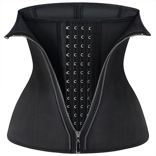 9钢骨拉链4排扣塑身腰带束身衣乳胶塑身衣收腹束腹带 运动塑腰带