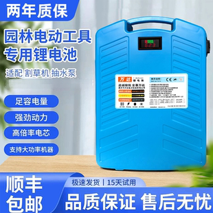21V24V36V48V60V锂电池割草机采茶机绿篱机直流水泵园林工具通用