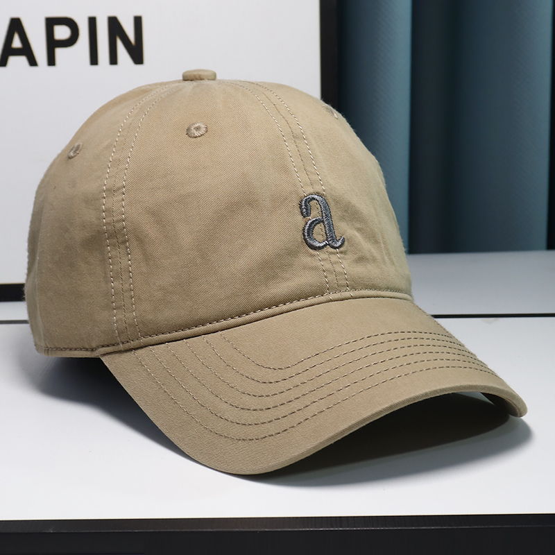 2025新款简约刺绣鸭舌帽