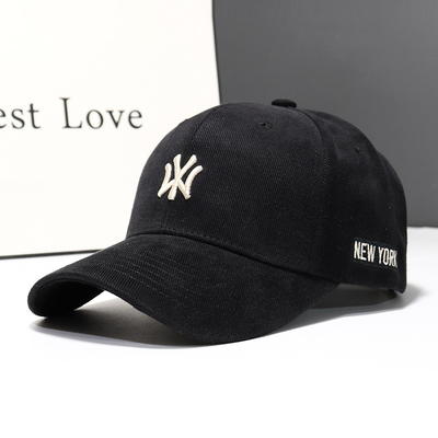 运动小头围帽子硬顶字母刺绣百搭